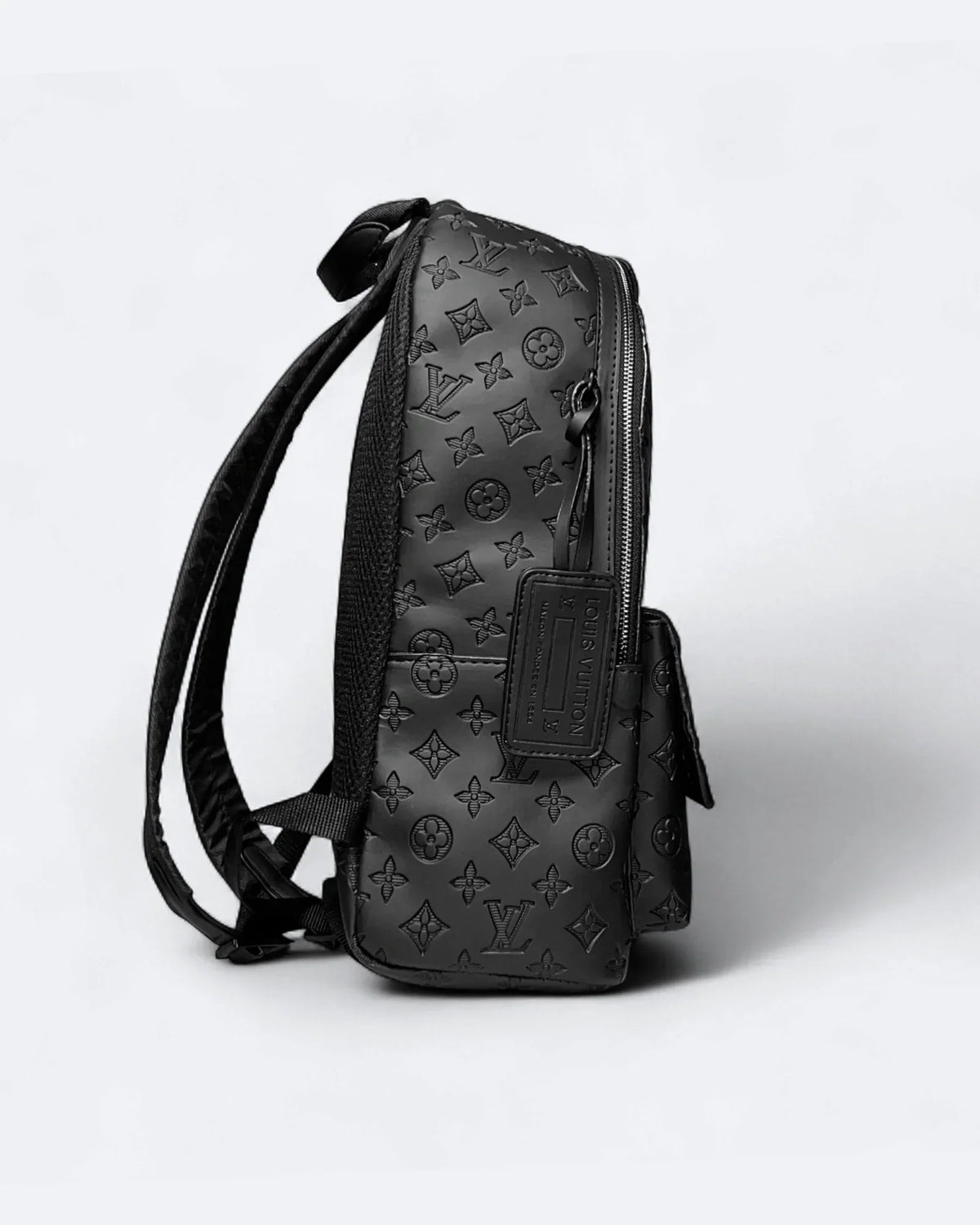 LVTN - Pattern Embossed Backpack - Black