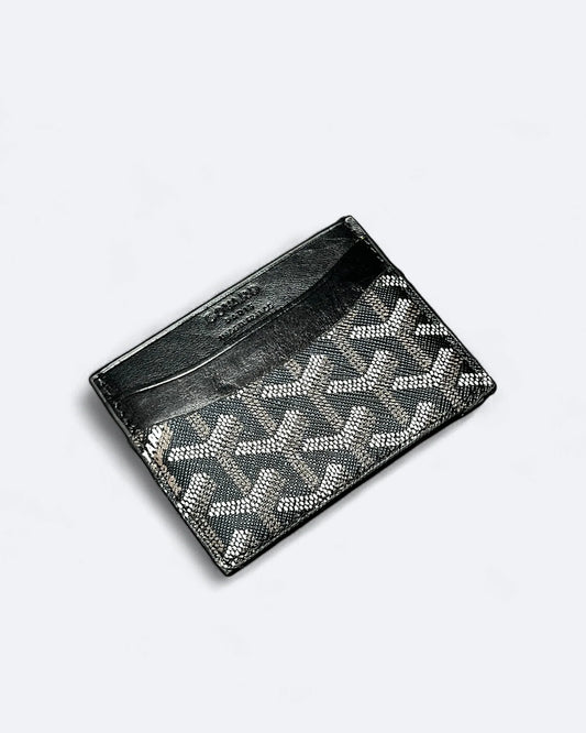 Goyard Pattern Cardholder - Black