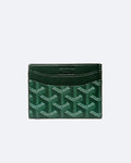 Goyard Pattern Cardholder - Pine Green