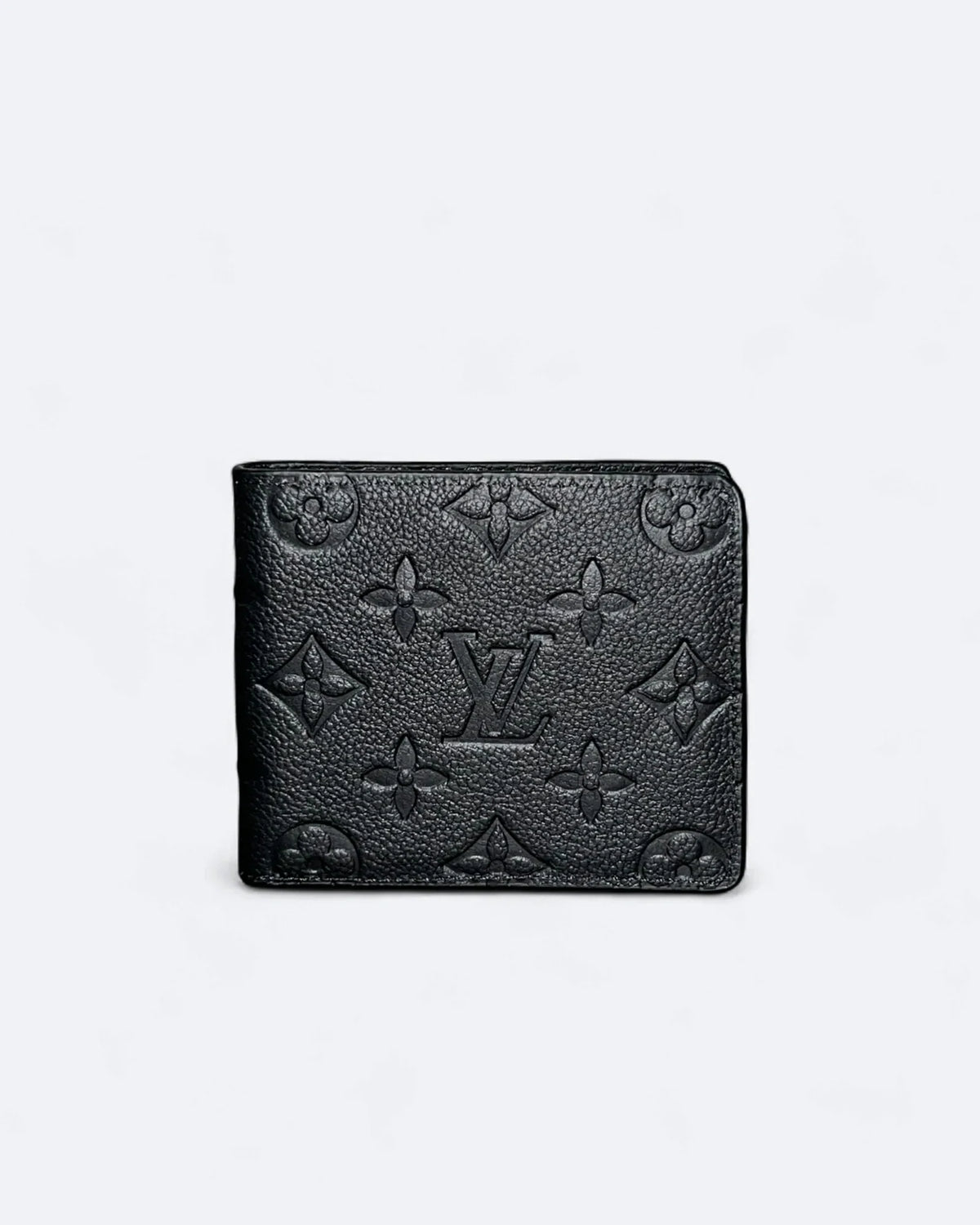 LVTN - LV Pattern Embossed Wallet - Black