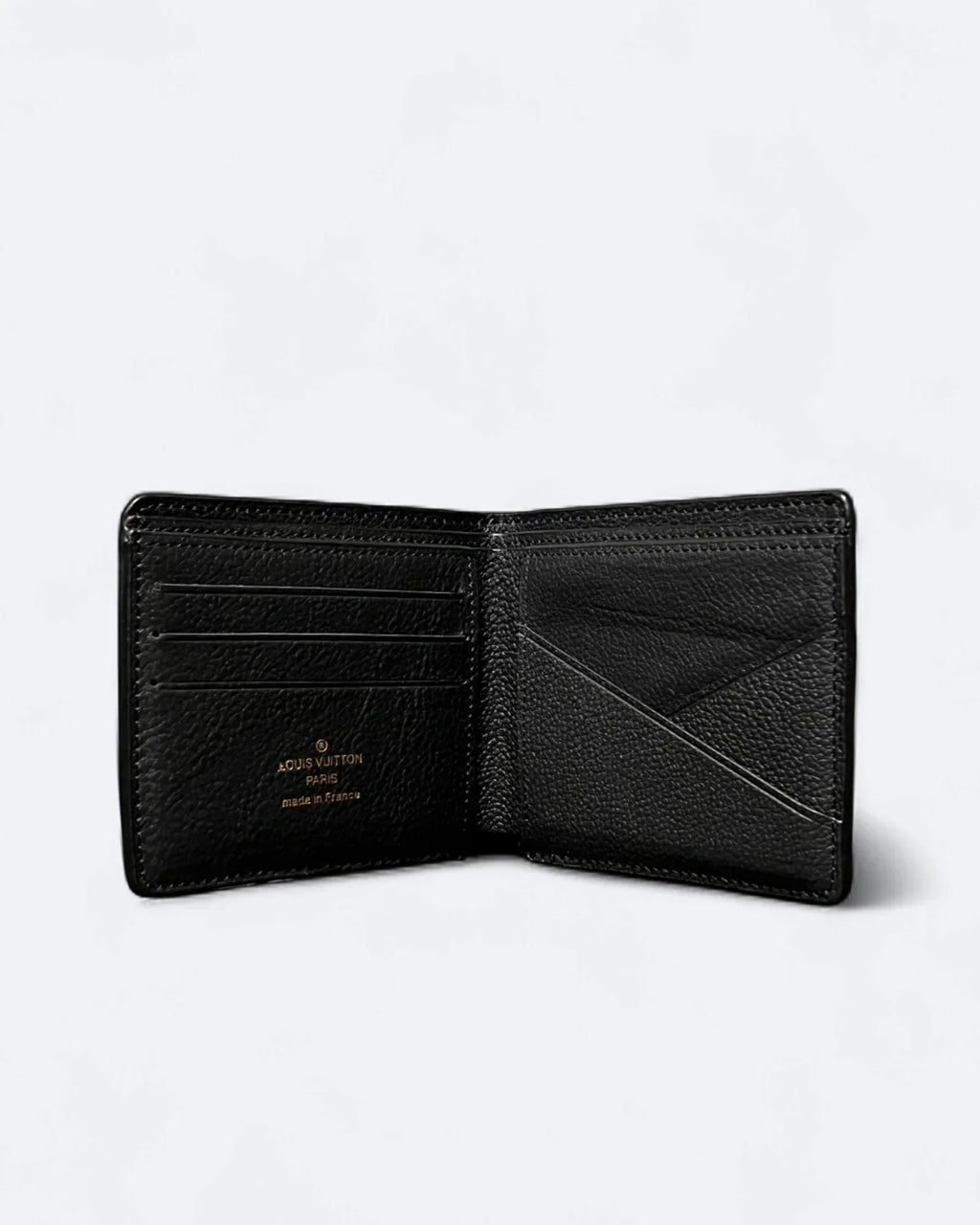 LVTN - LV Pattern Embossed Wallet - Black
