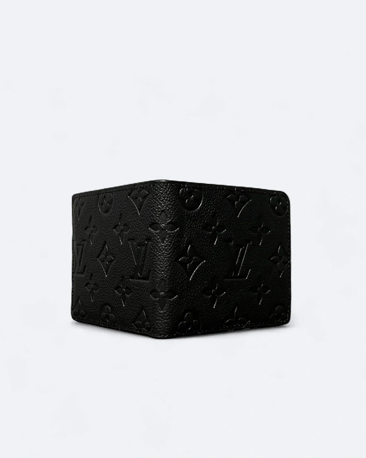LVTN - LV Pattern Embossed Wallet - Black