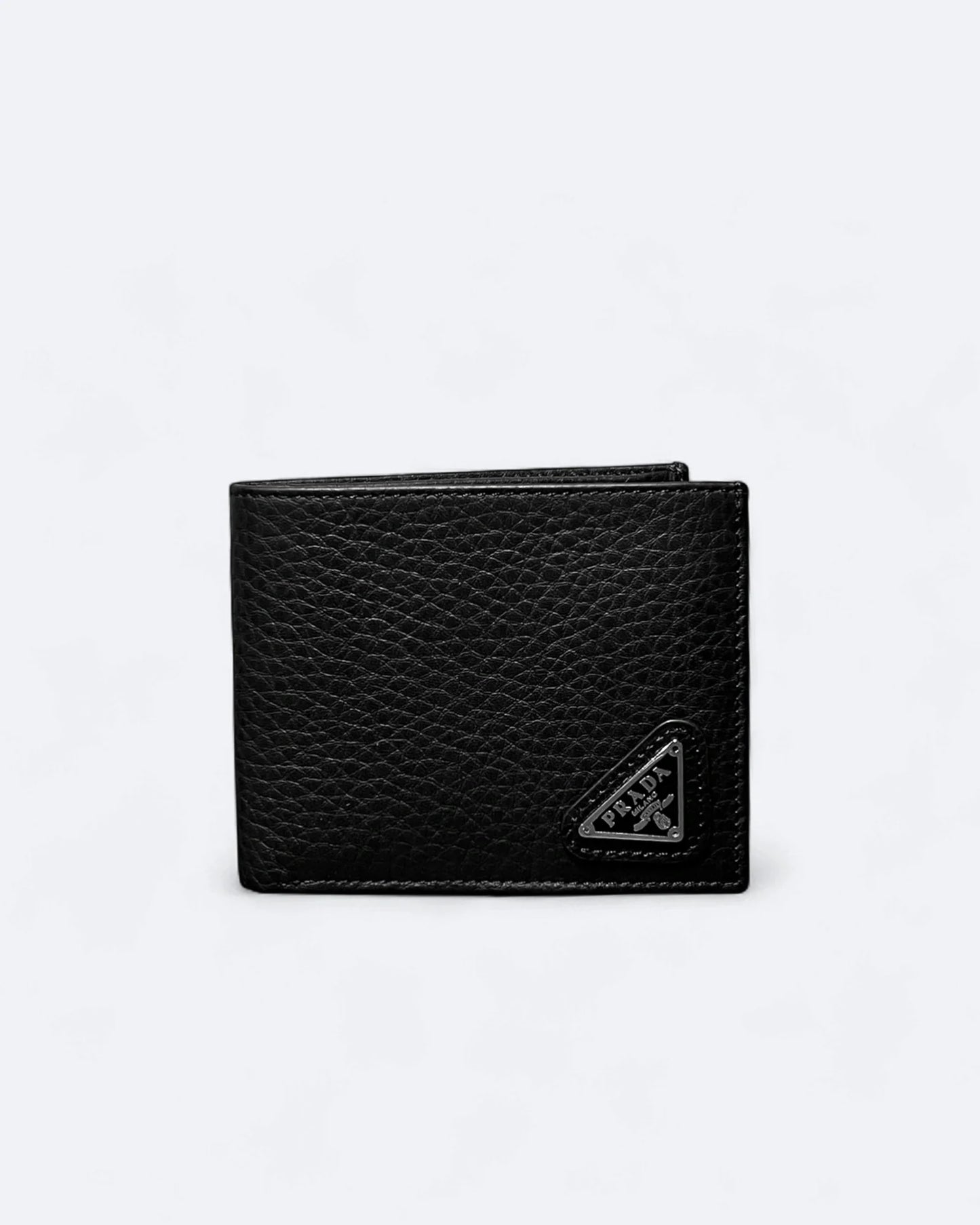 Prada - Logo Plate Wallet - Black