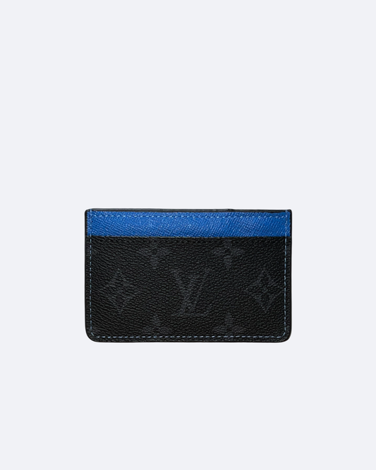 LVTN - Pattern Cardholder - Black/Blue