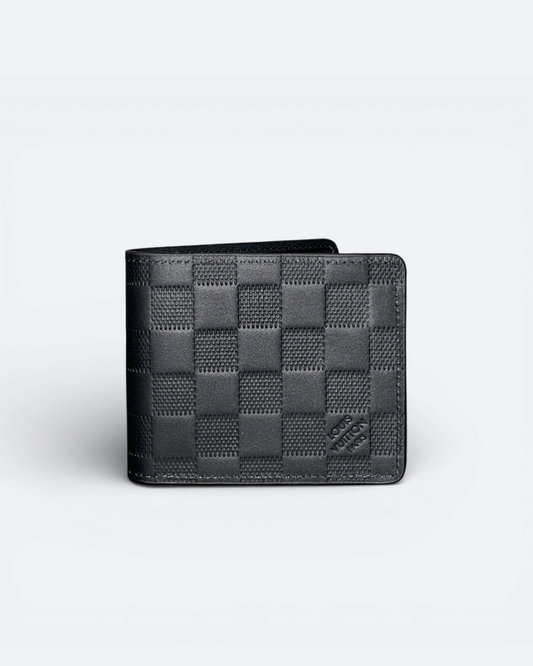 LVTN - Damier Embossed Wallet - Black