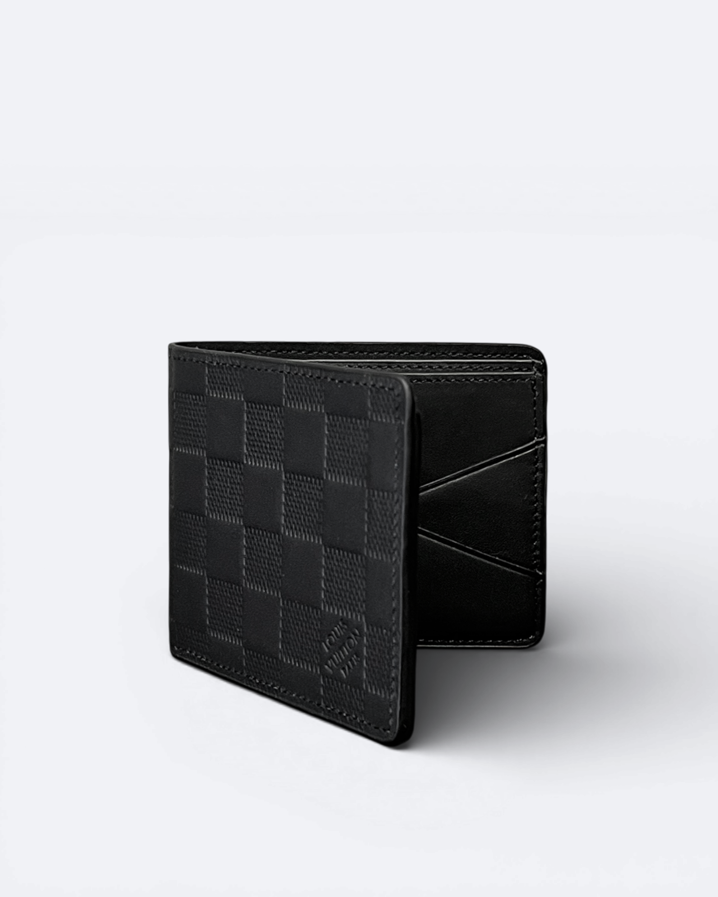 LVTN - Damier Embossed Wallet - Black