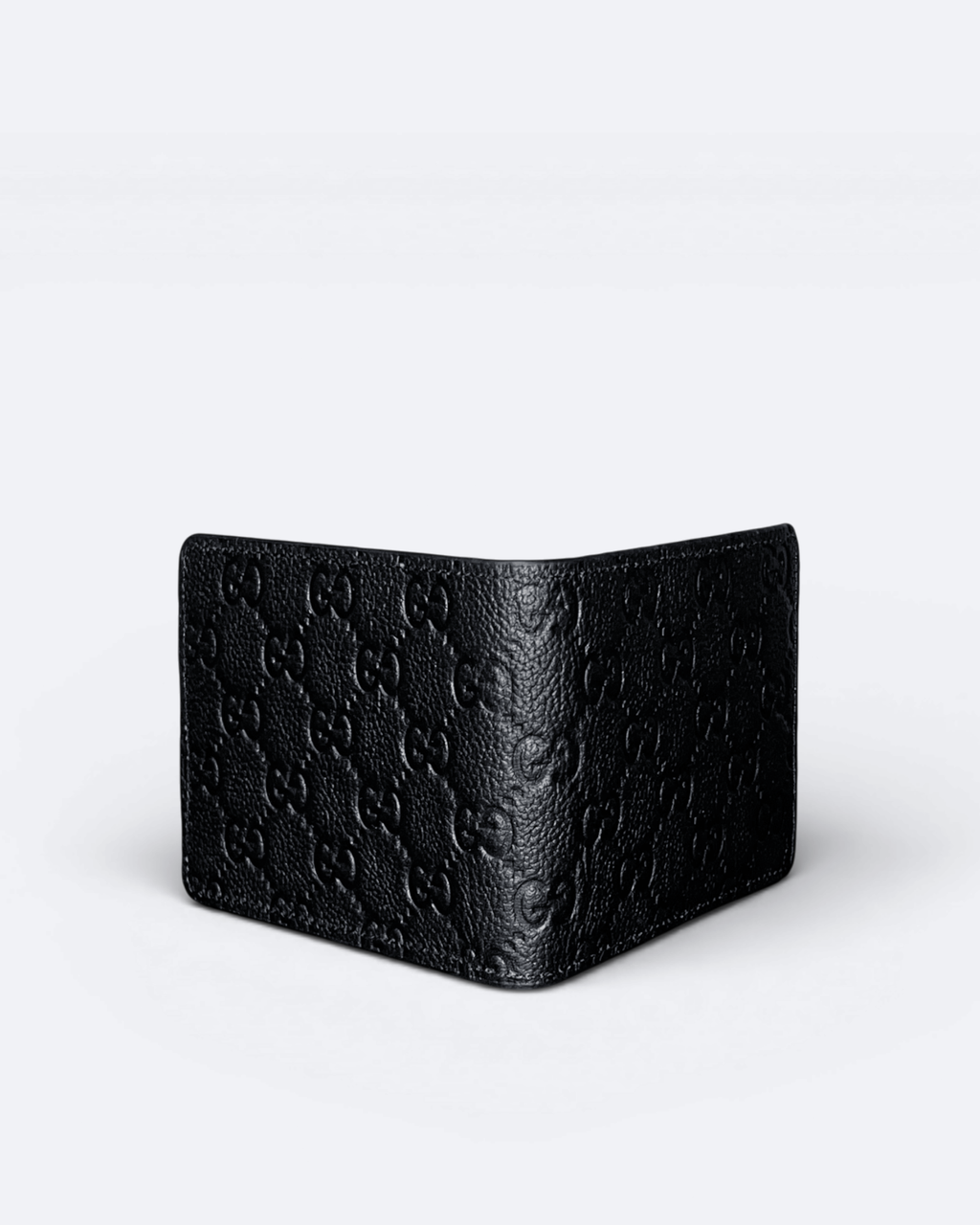 GC - GG Embossed Wallet - Black