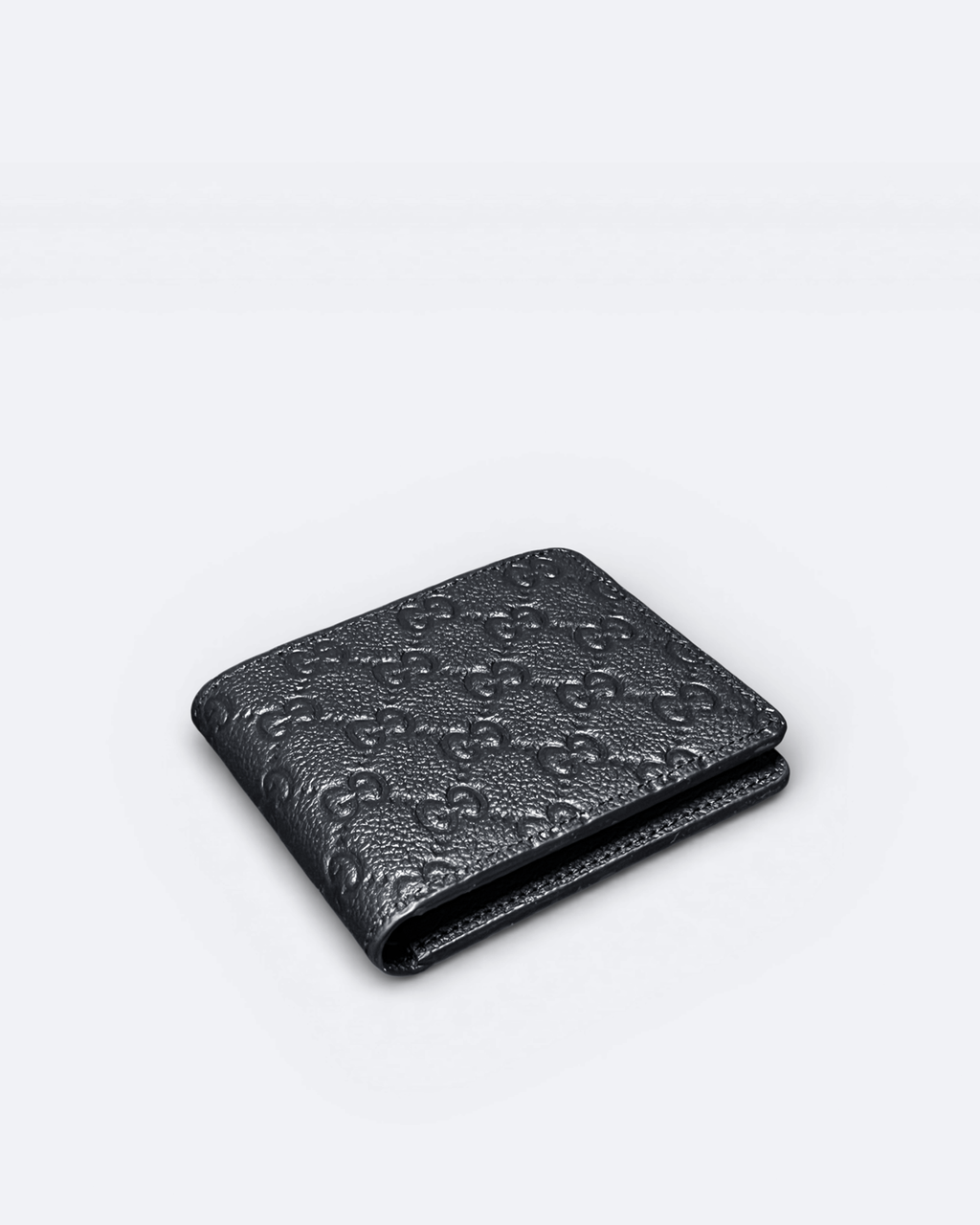 GC - GG Embossed Wallet - Black
