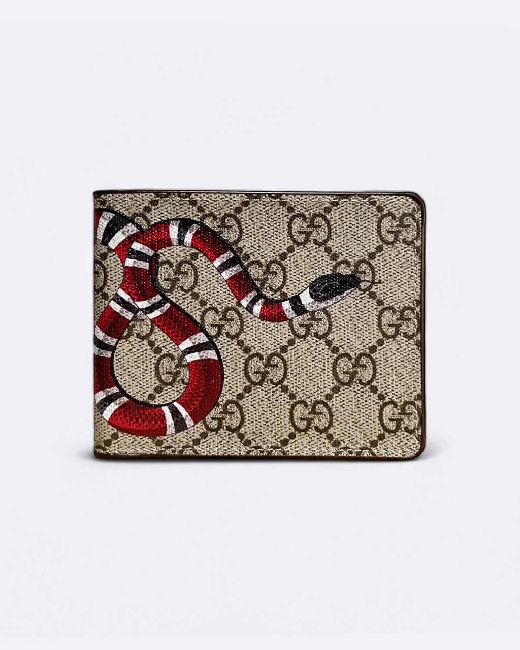Gucci - GG Kingsnake Wallet - Beige
