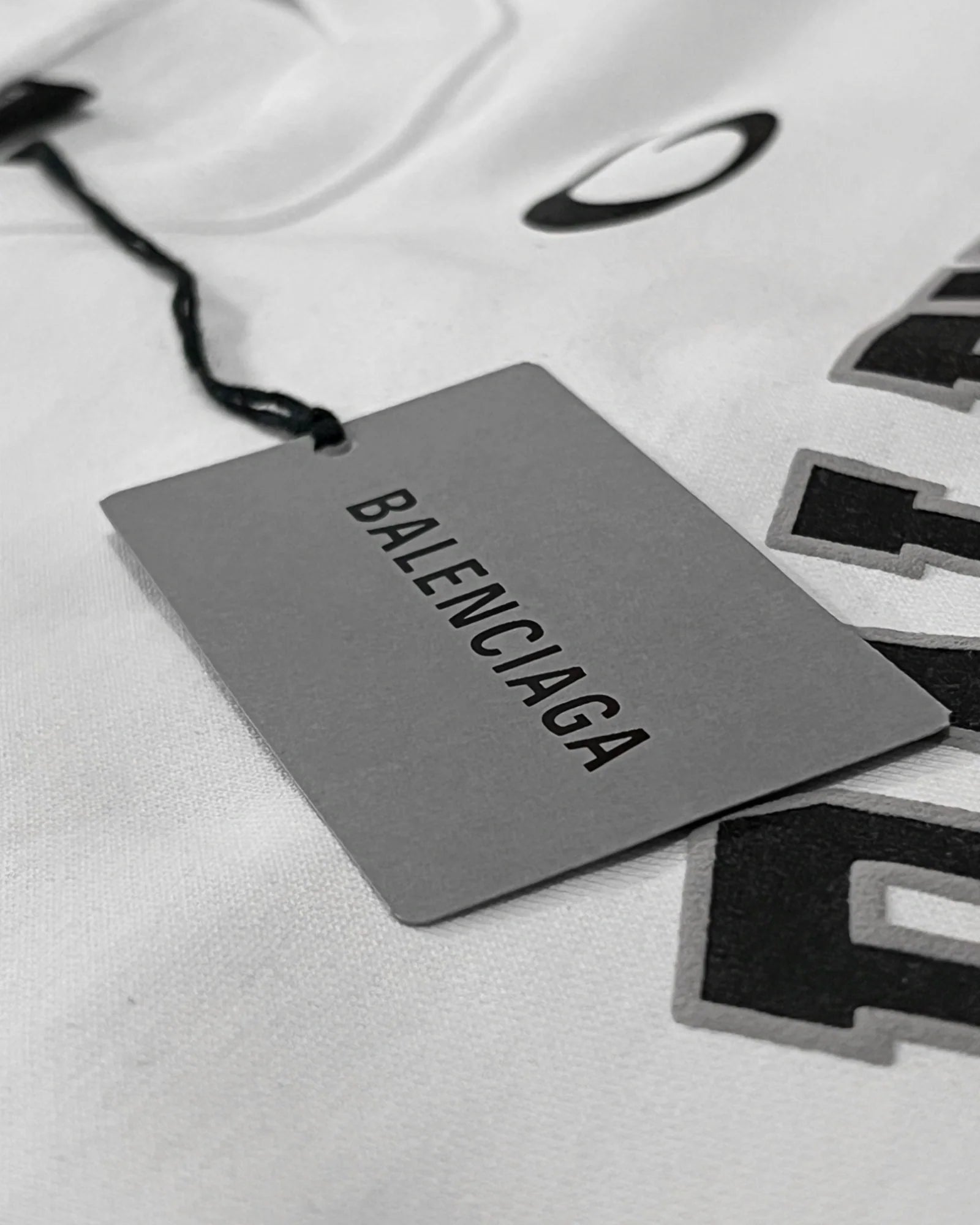 Balenciaga - 01 College Logo Sweatshirt - White