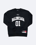 Balenciaga - 01 College Logo Sweatshirt - Black