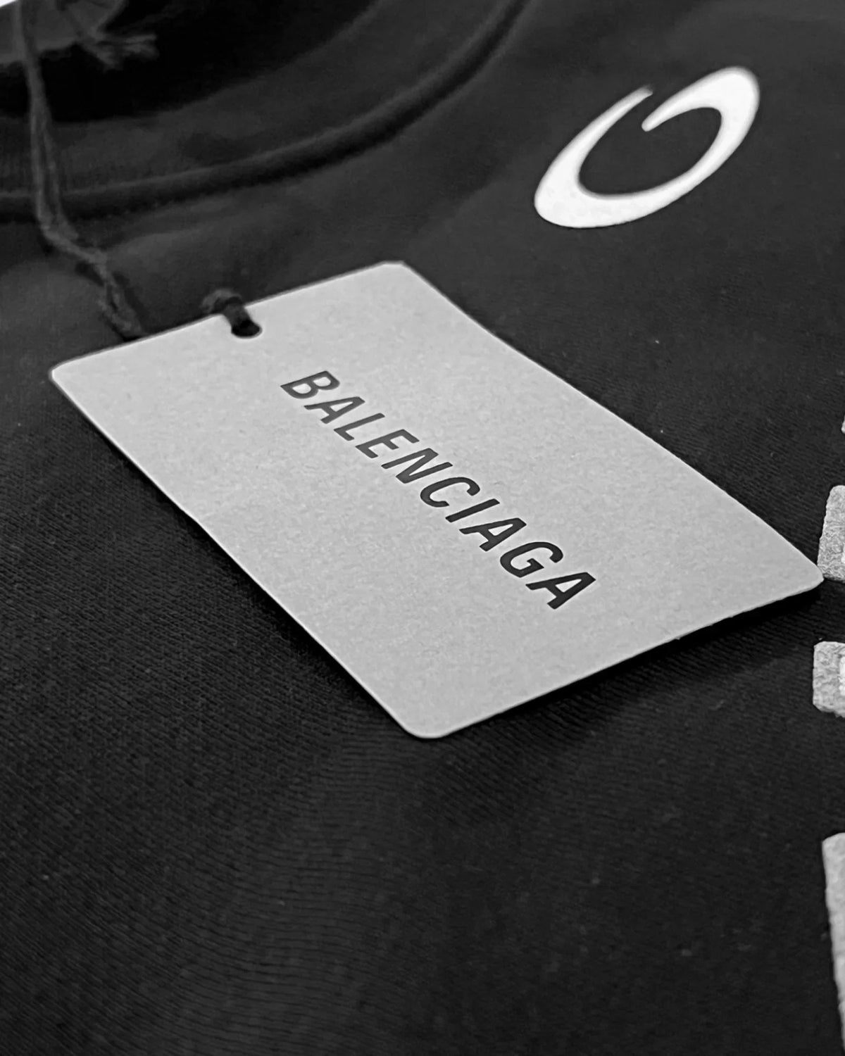 Balenciaga - 01 College Logo Sweatshirt - Black