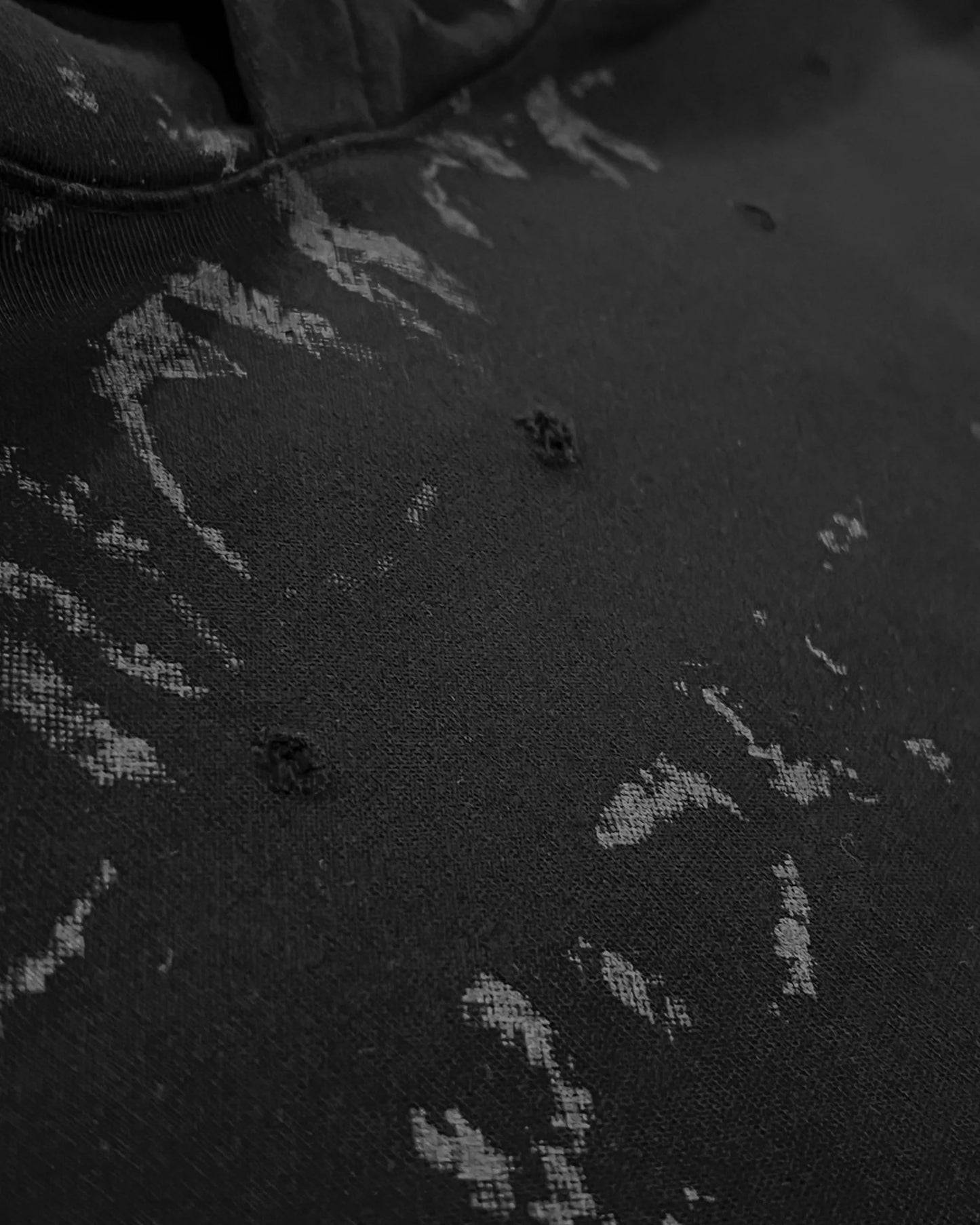 Balenciaga - Shadow Script Hoodie - Black