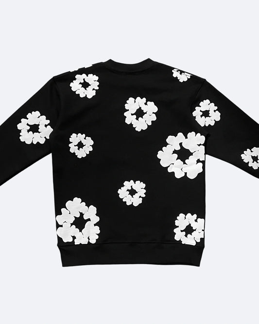 Denim Tears - Cotton Wreath Sweatshirt - Black