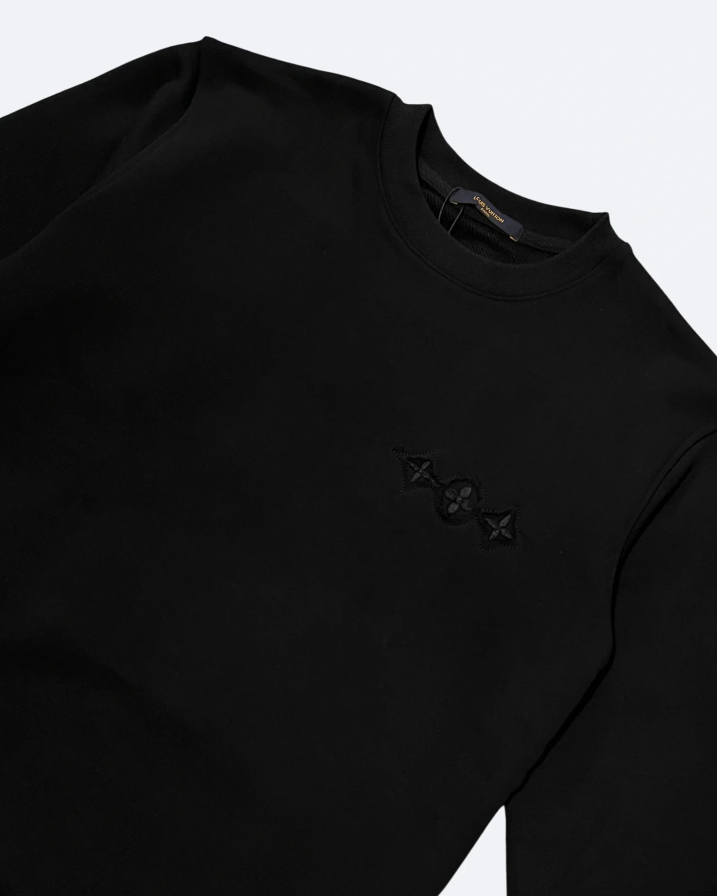 LVTN - Monogram Applique Sweatshirt - Black