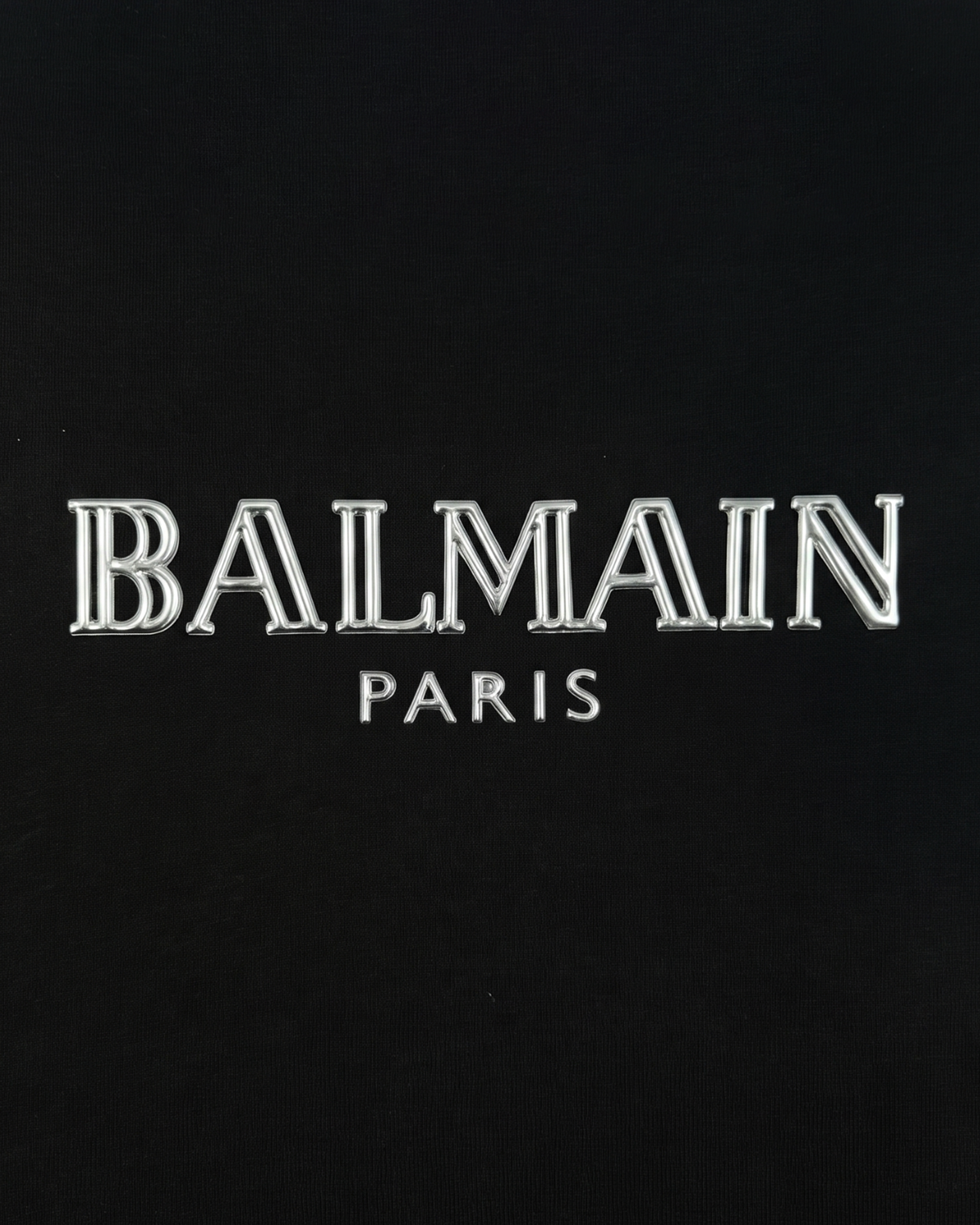 Balmain - Embossed Logo T-Shirt - Black