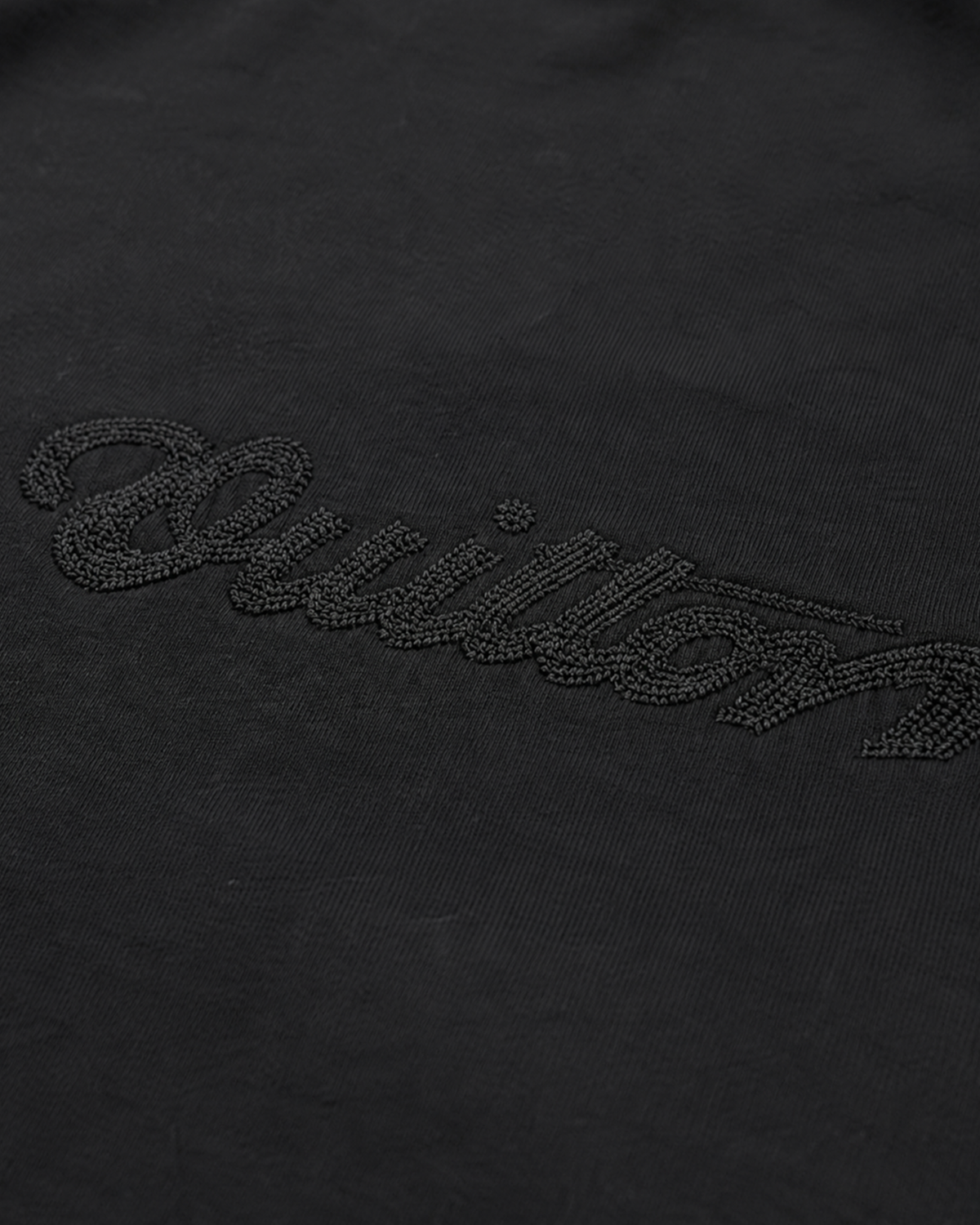 LVTN - Monogram Embroidery T-Shirt - Black