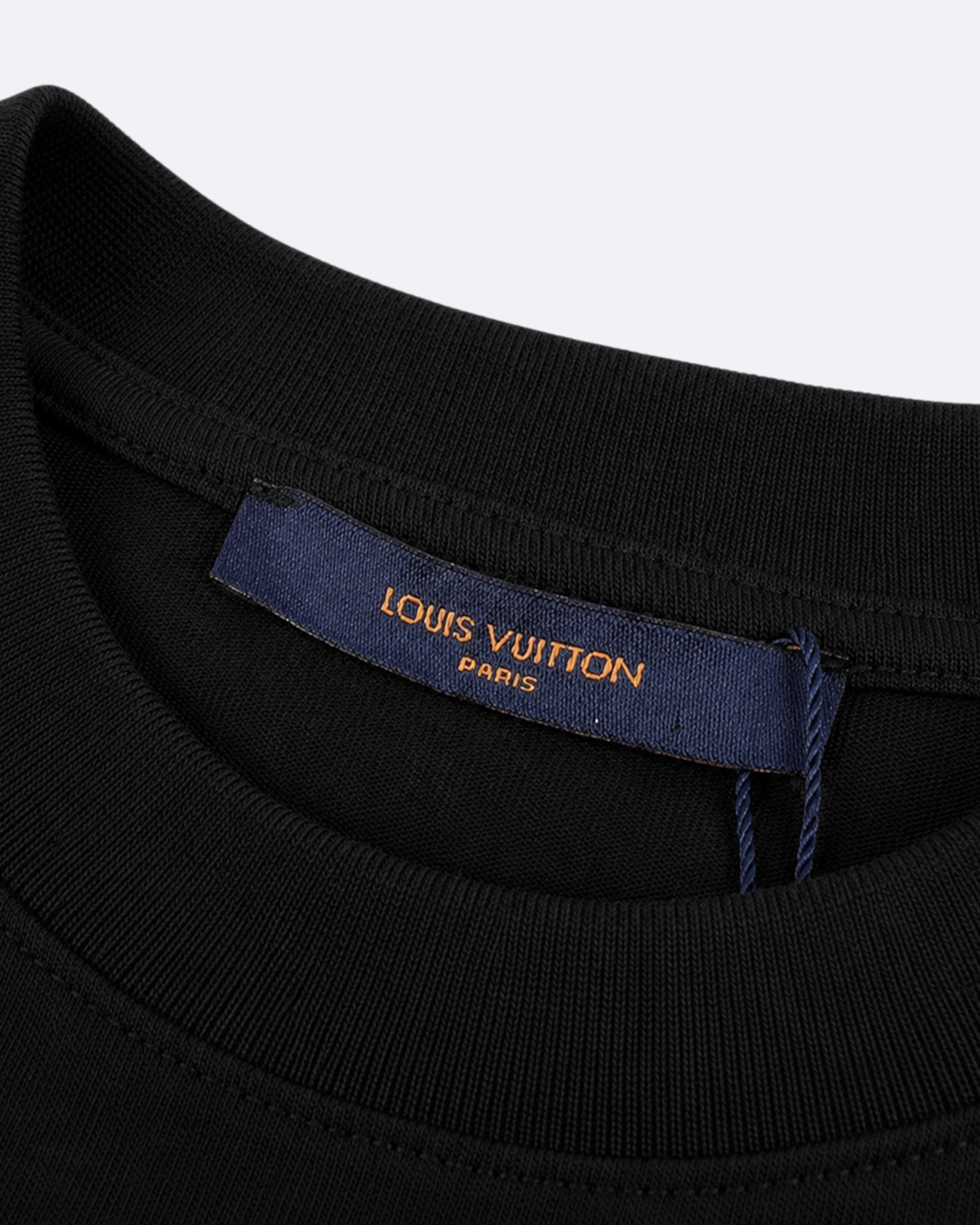 LVTN - Star Pattern Sleeve T-Shirt - Black