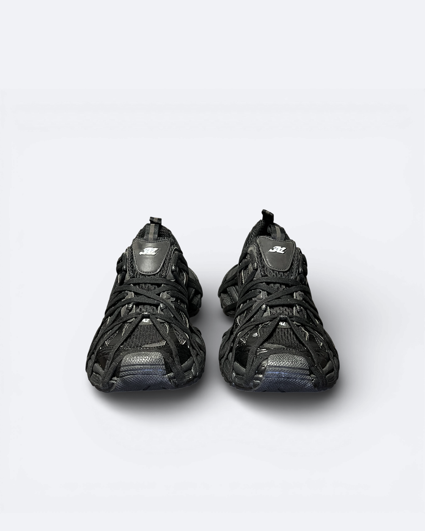 Balenciaga - 3XL Extreme Lace Sneakers - Black