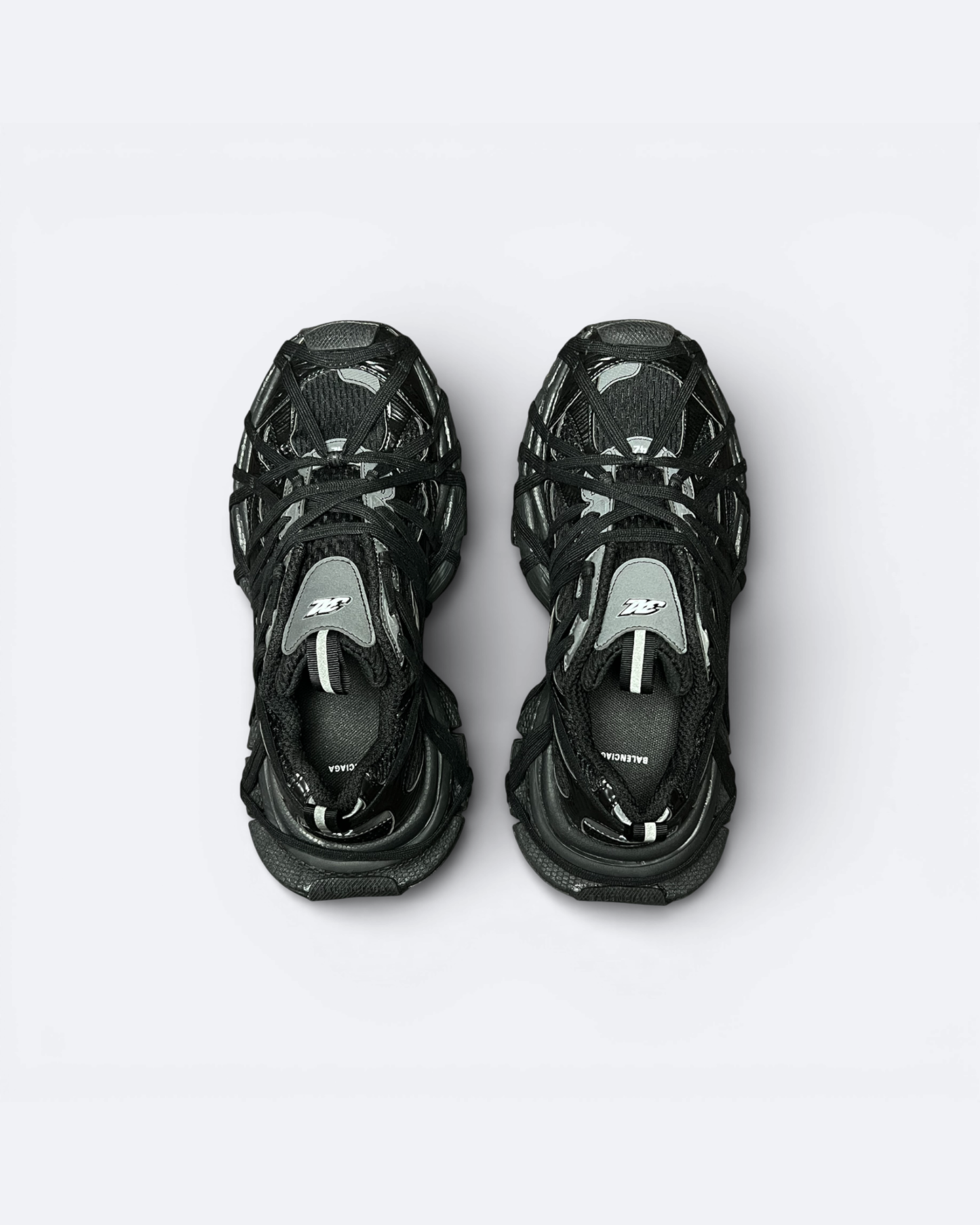 Balenciaga - 3XL Extreme Lace Sneakers - Black