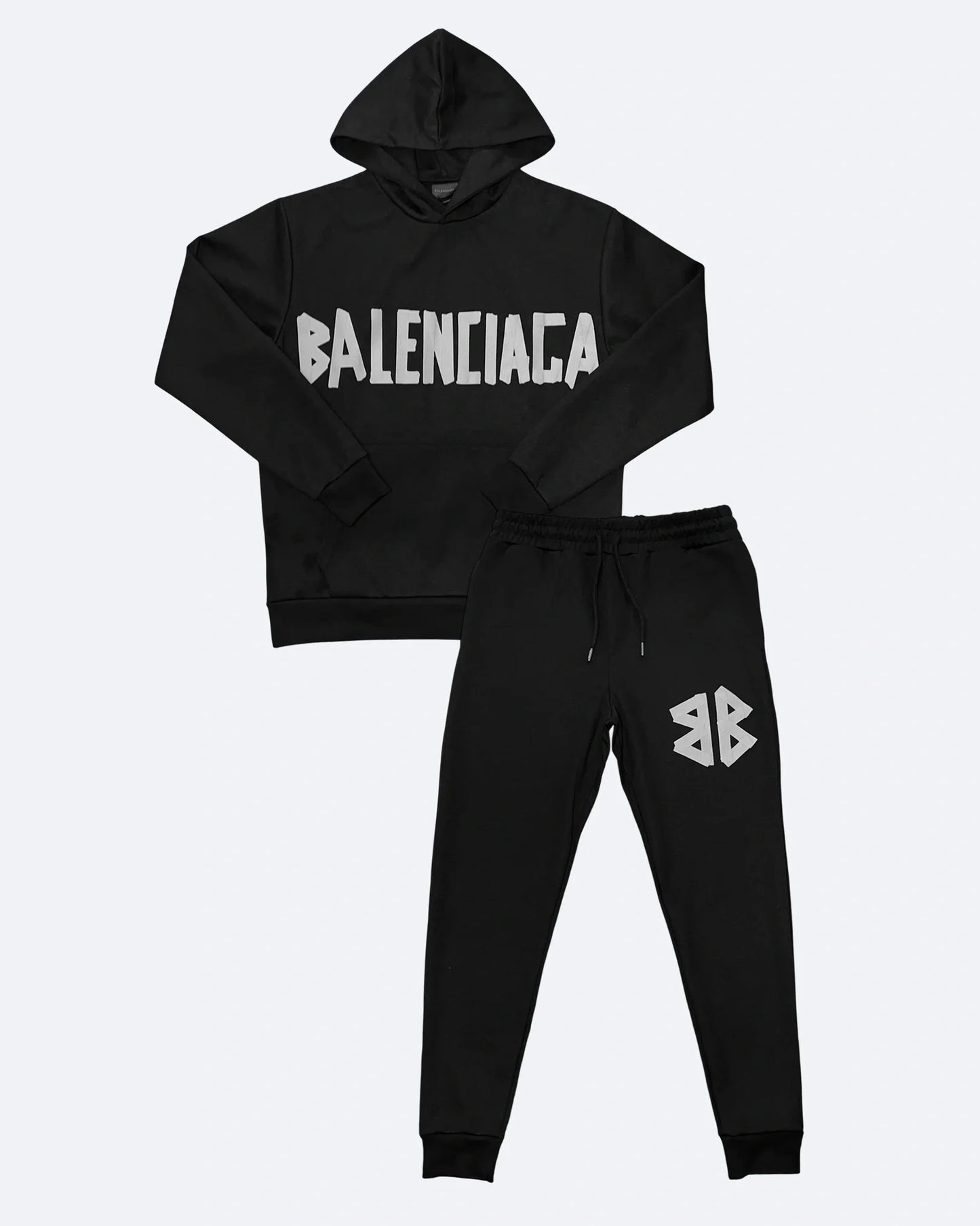 Balenciaga - Gray Tape Set - Black