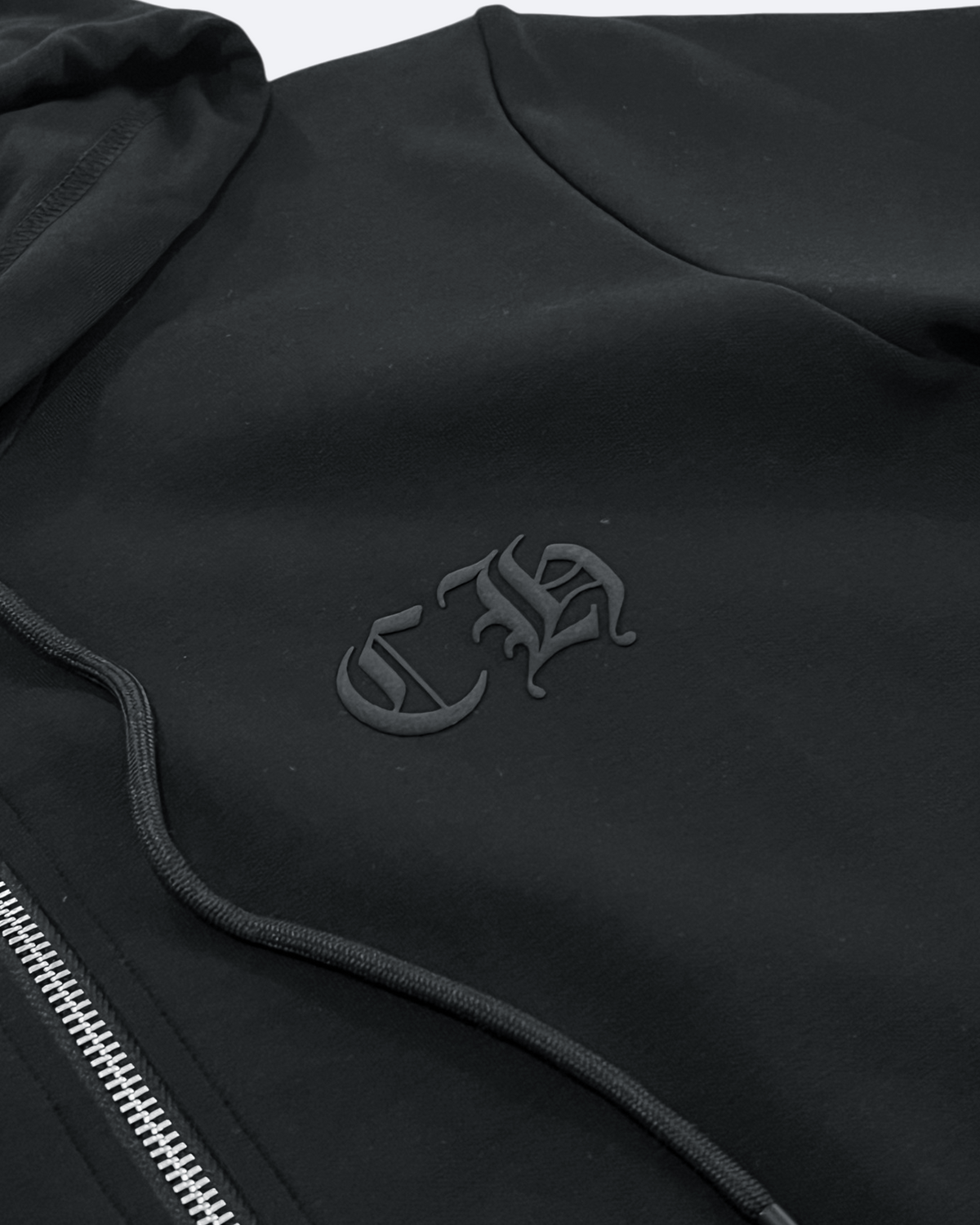 Chrome Hearts - Black Logo Zip Set - Black
