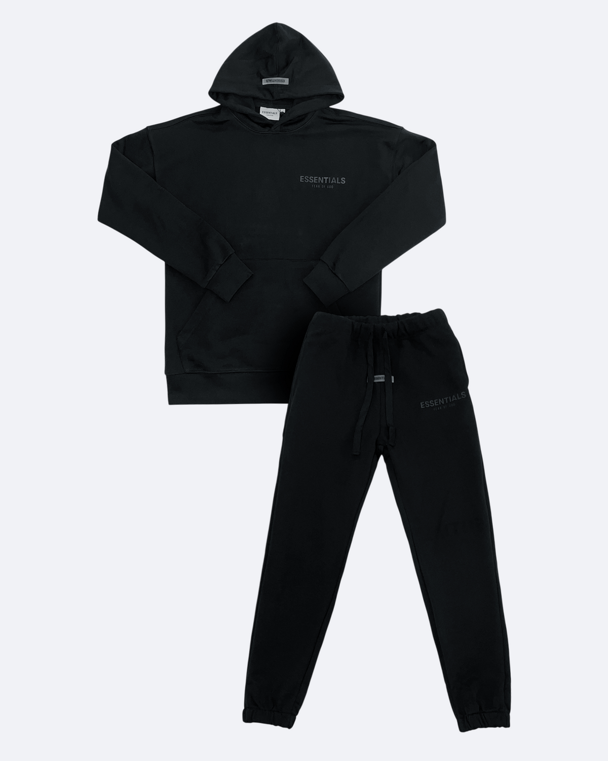 Fear of God - Essentials Rubber Logo Set - Black