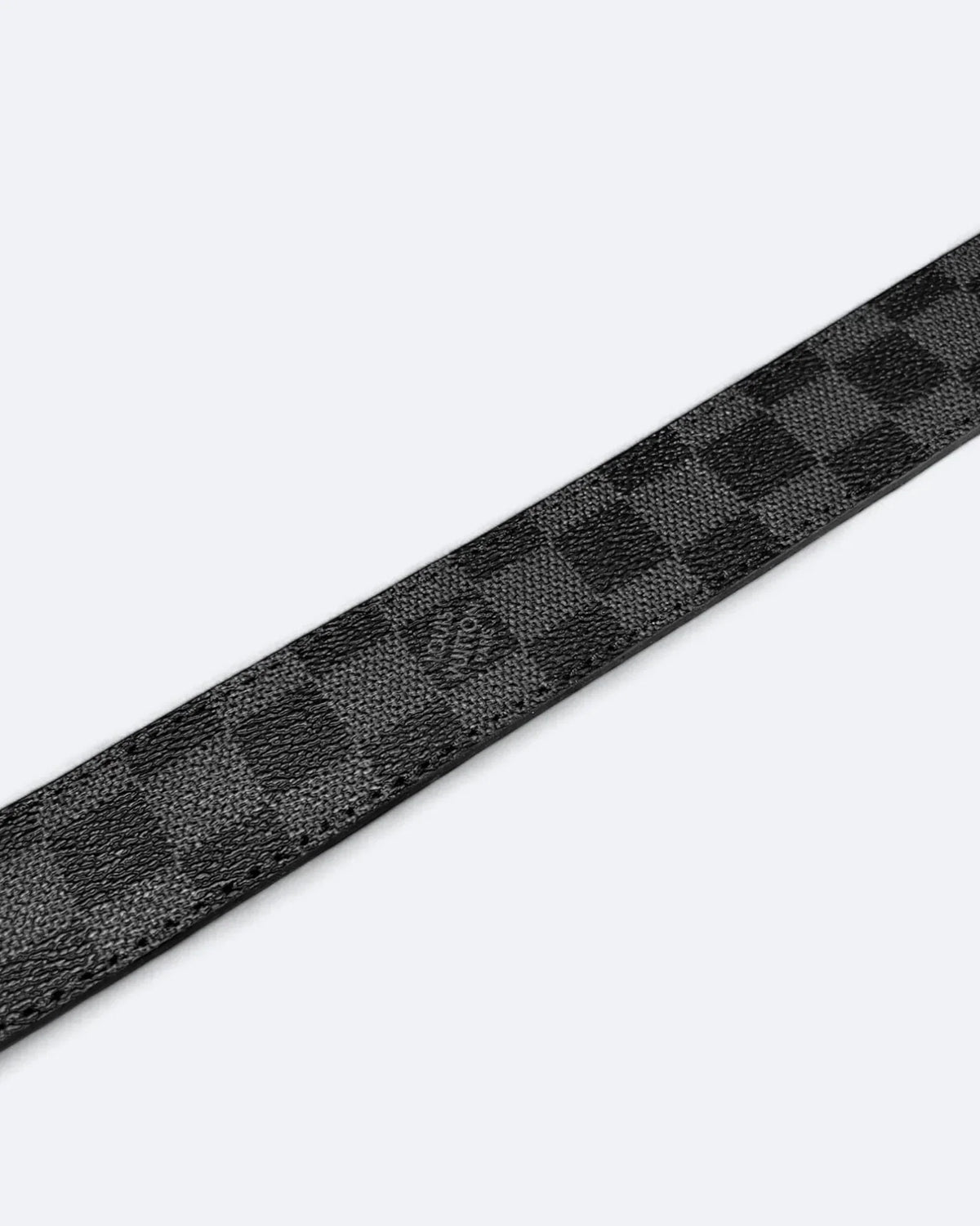 Louis Vuitton - Damier Black Pattern Belt - Black