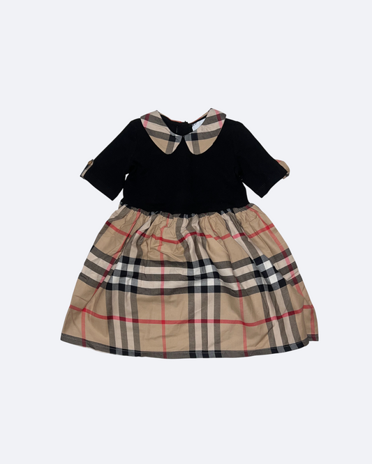 Burberry - Dress For Girl - Black