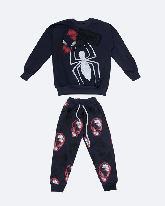 Spiderman - Set For Boy - Dark Blue
