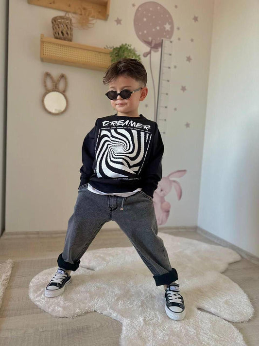 Dreamer - Blouse and Jeans Set For Boy